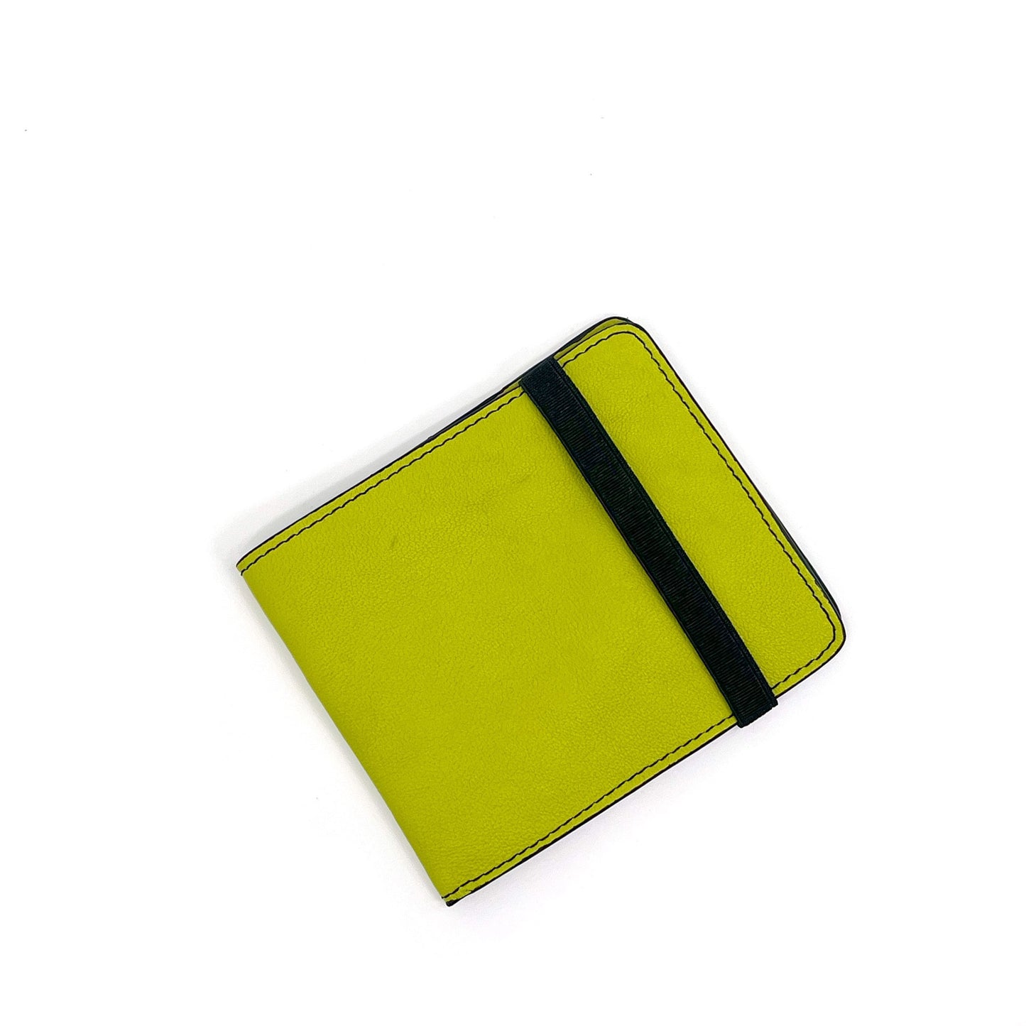 FOLDED WALLET/02 yellow fluo