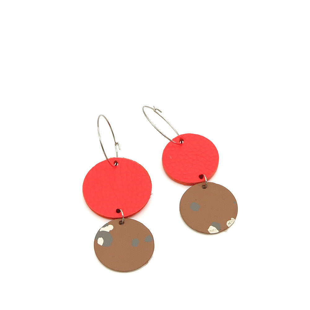 Cerchio rosso fluo